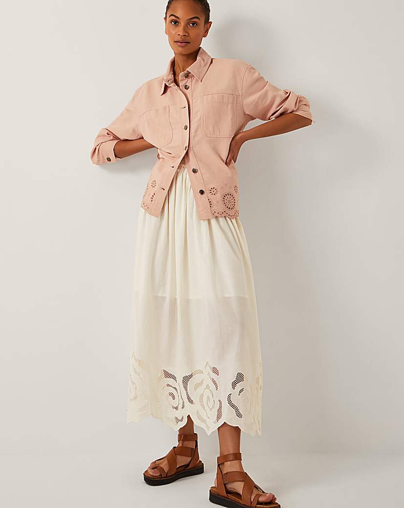 Monsoon Belle Broderie Shacket