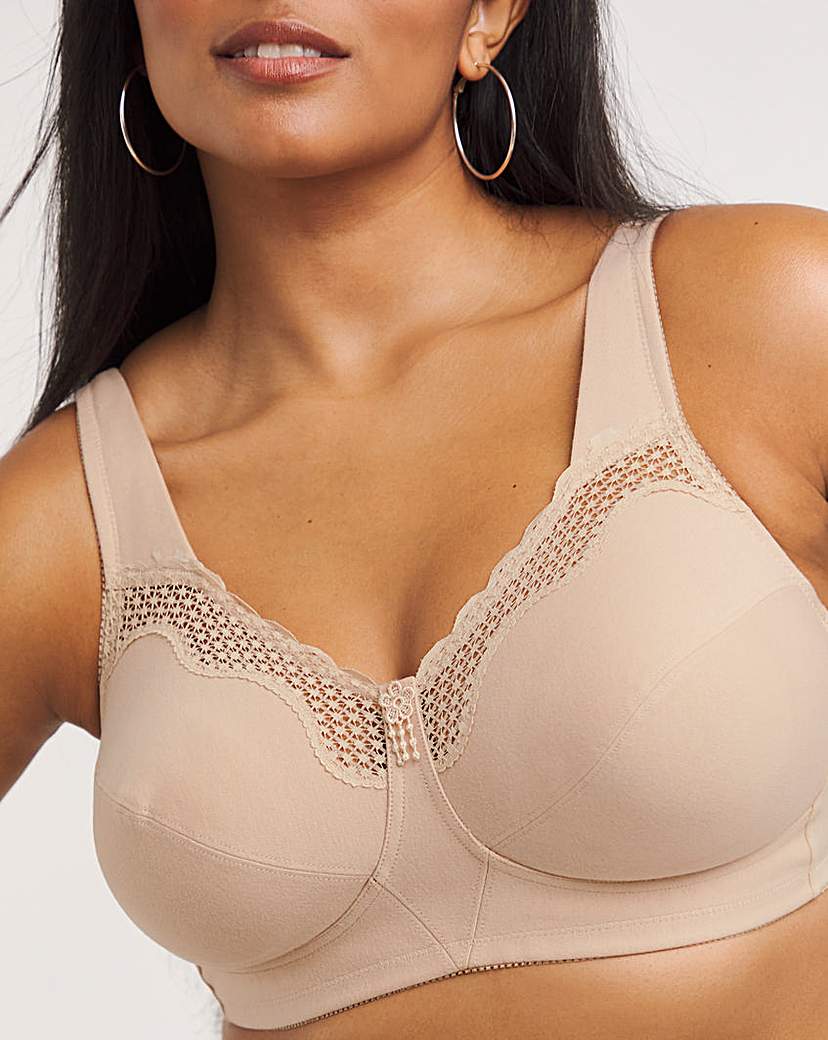 Bestform Cotton Non Wired Bra Nude