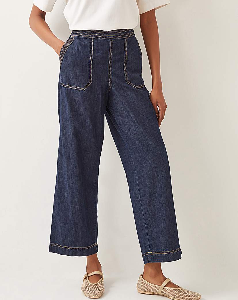 Monsoon Harper Regular Wide Leg Jeans