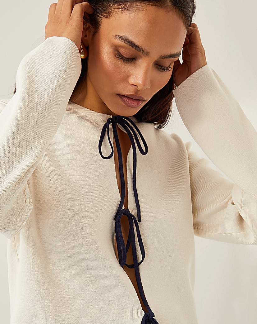 Monsoon Tula Tie Cardigan