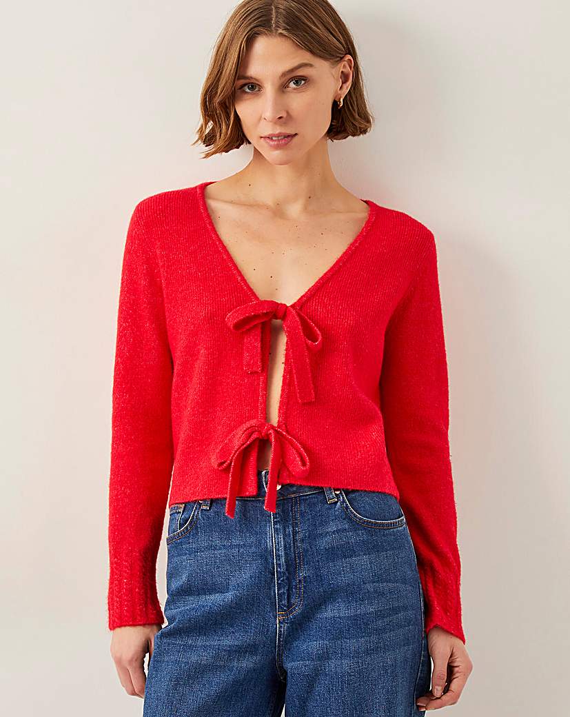 Monsoon Tina Tie Front Cardigan