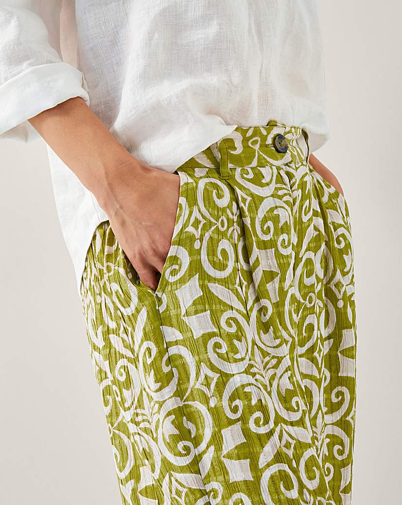 Monsoon Trinny Print Wide Leg Trousers