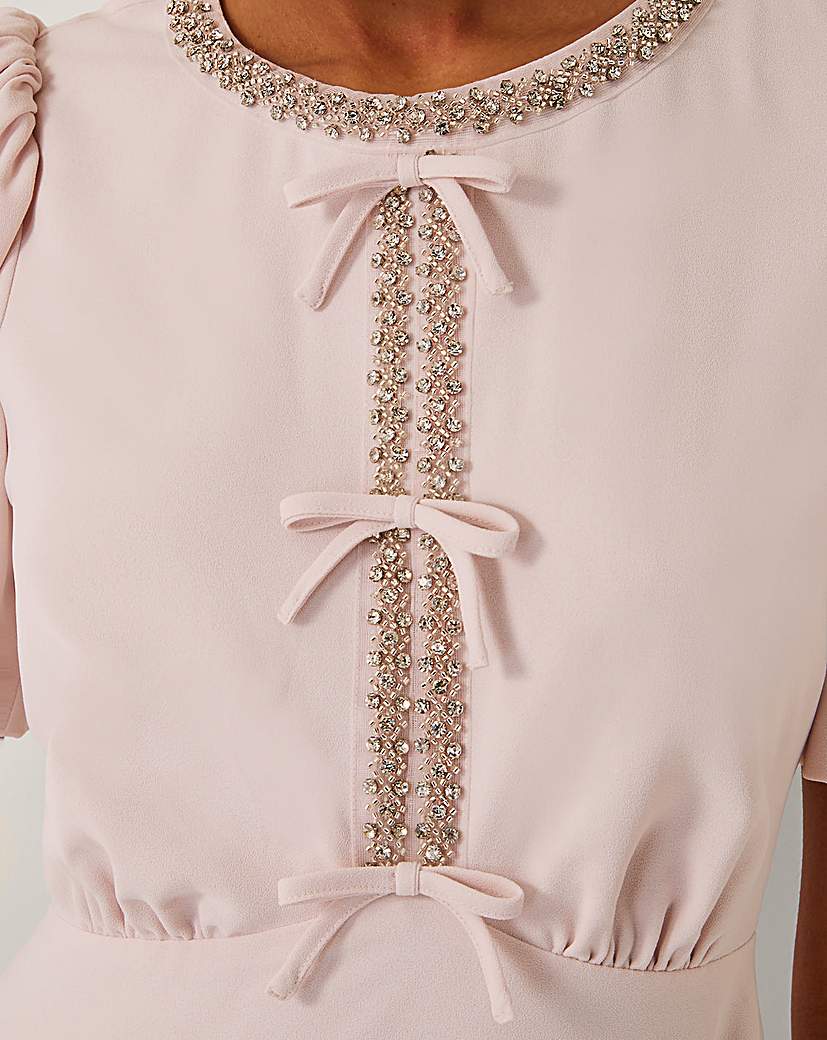 Monsoon Bonnie Bow Midi Dress