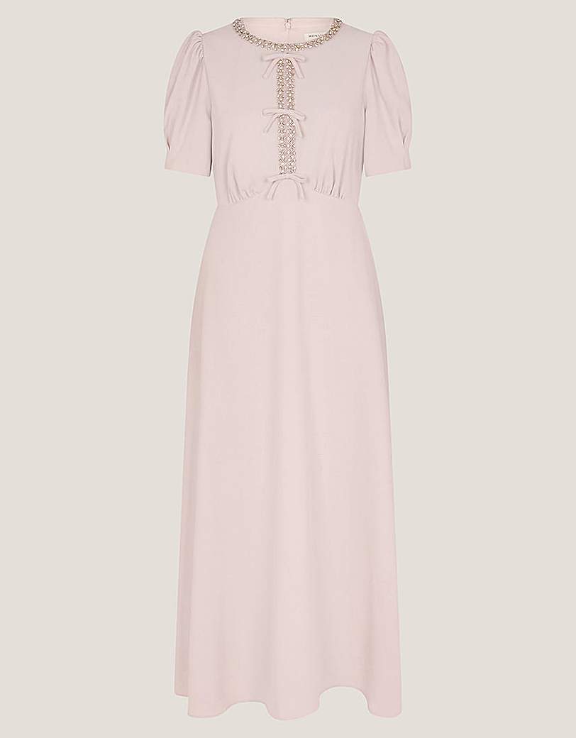Monsoon Bonnie Bow Midi Dress