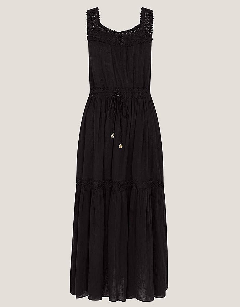 Monsoon Maddi Embroidered Midi Dress