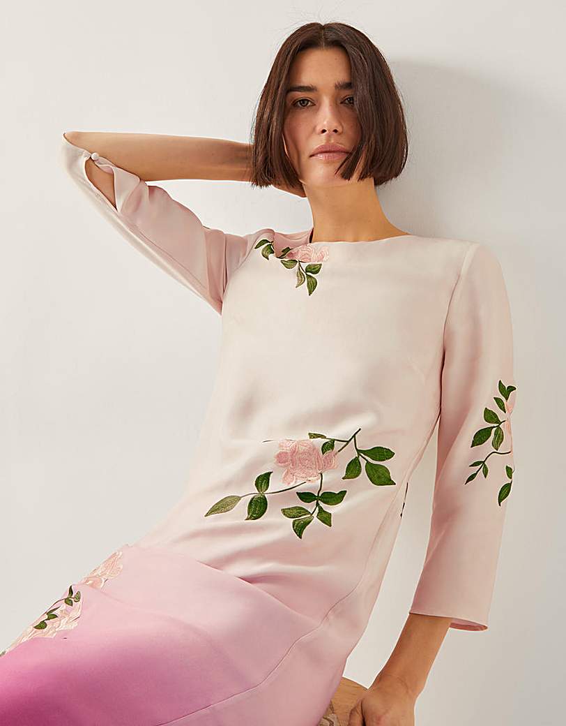 Monsoon Felicity Ombre Midi Dress