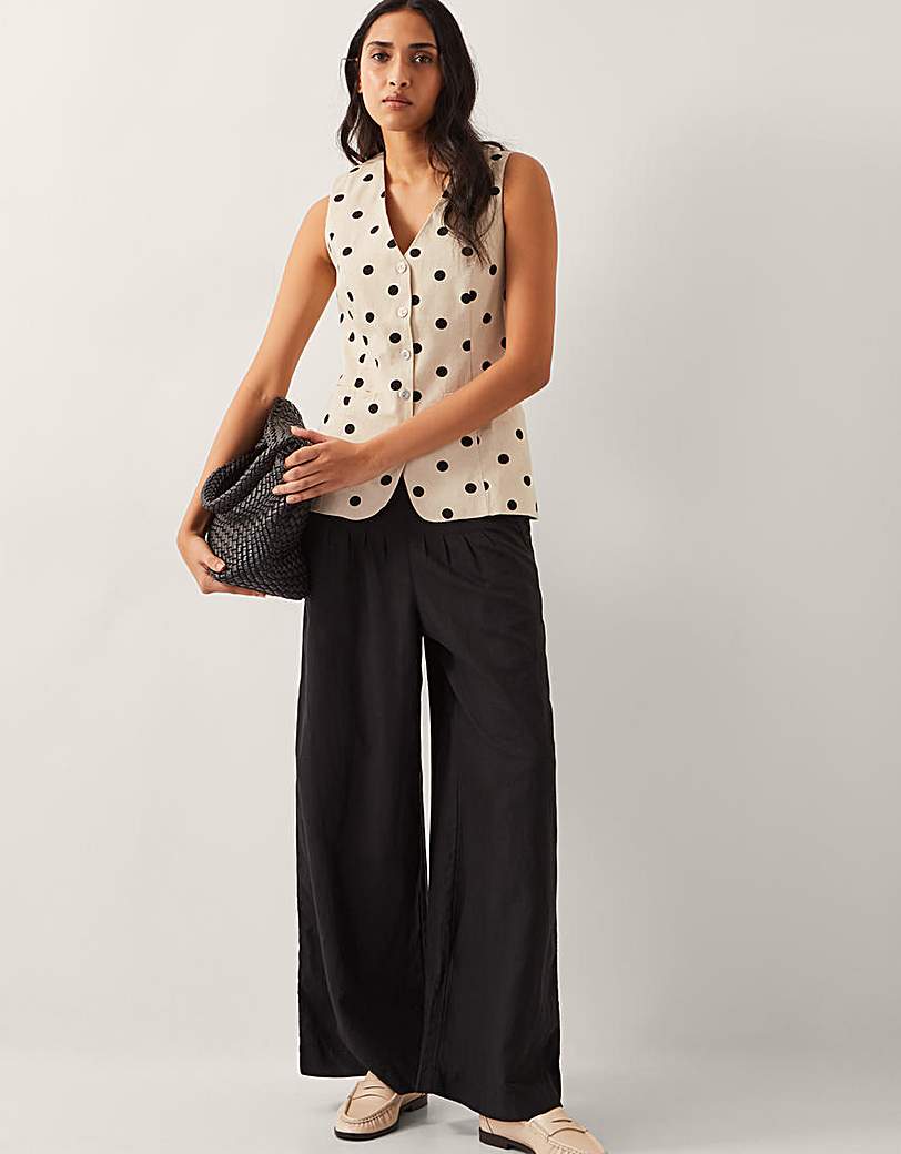 New In - Monsoon Isabel Polka Dot Waistcoat