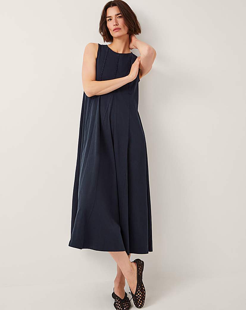 New In - Monsoon Tate Embroidered Midi Dress