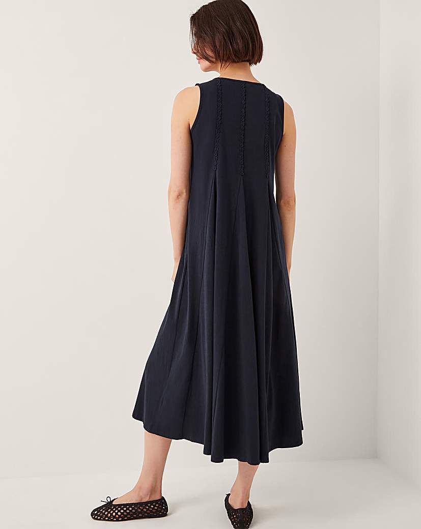 Monsoon Tate Embroidered Midi Dress
