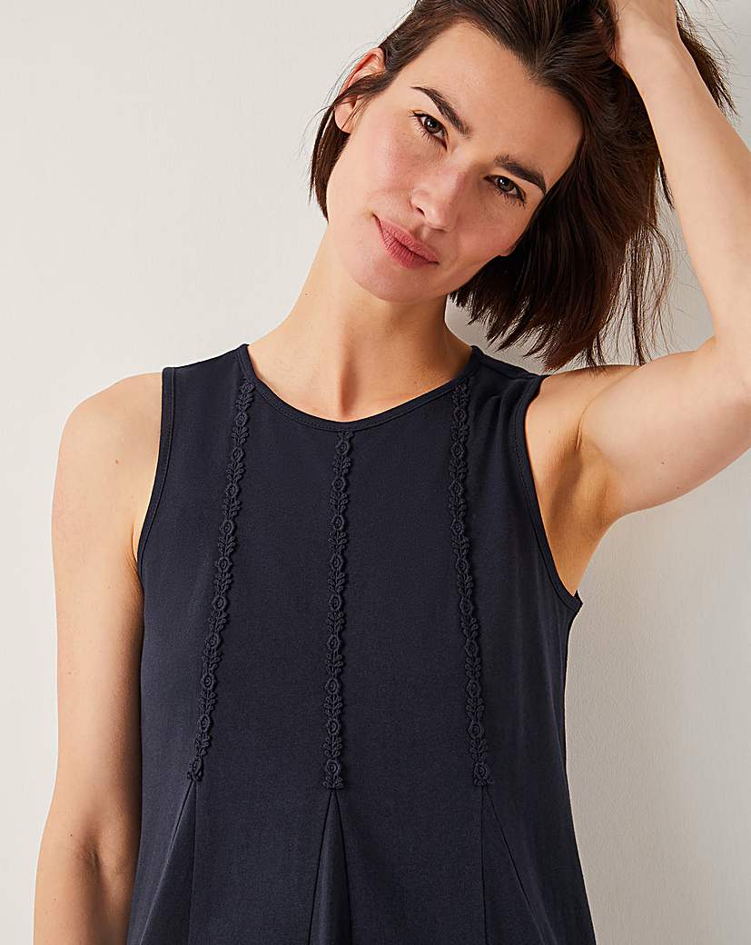 Monsoon Tate Embroidered Midi Dress