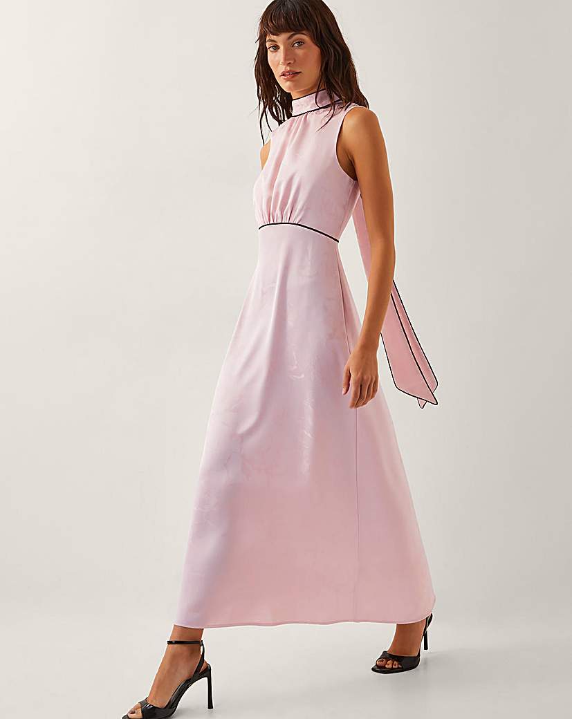 New In - Monsoon Maeve Satin Midi Dress
