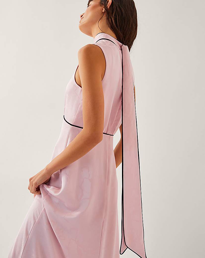 Monsoon Maeve Satin Midi Dress
