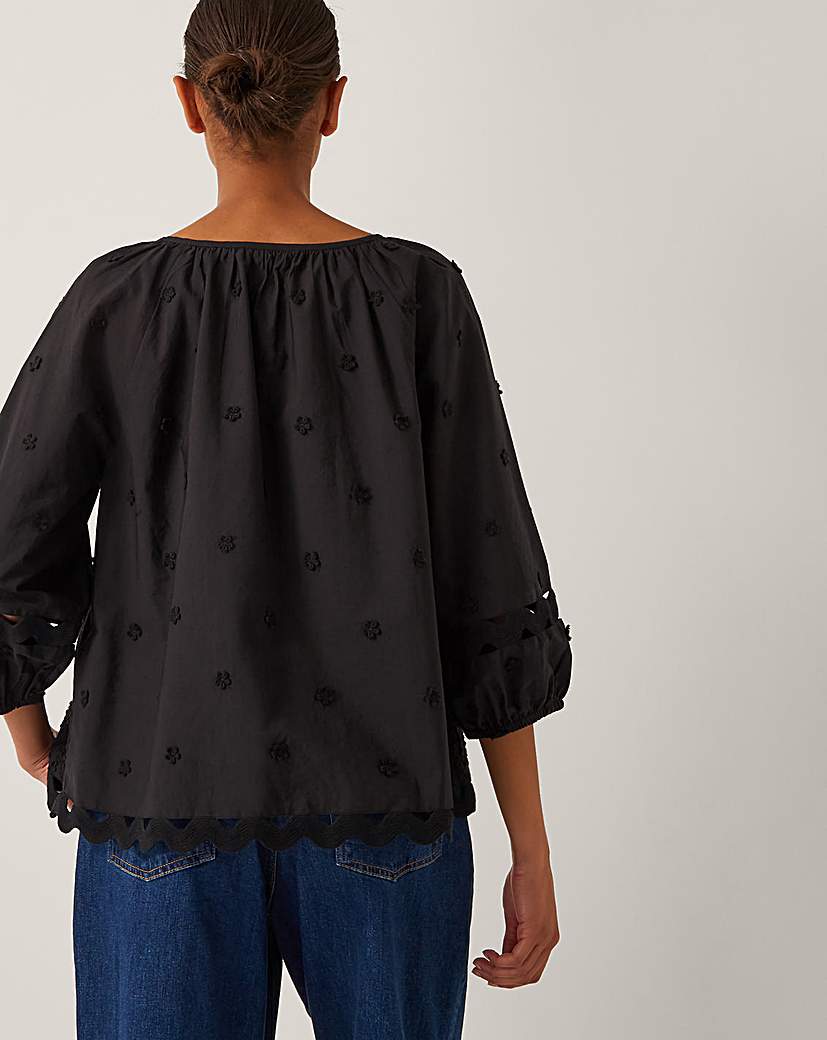 Monsoon Esme Floral 3/4 Sleeve Top