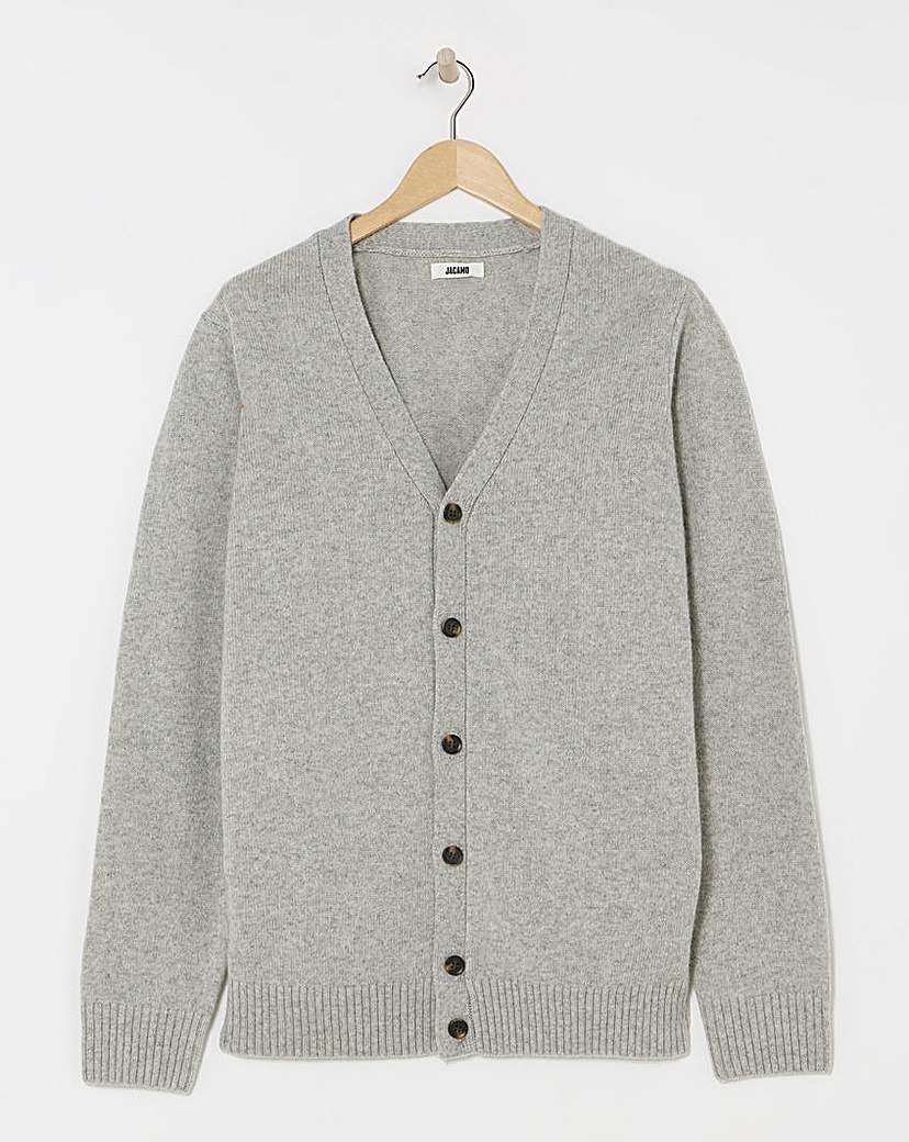 Lambswool Cardigan Ecru Jacamo Size 1XL4850
