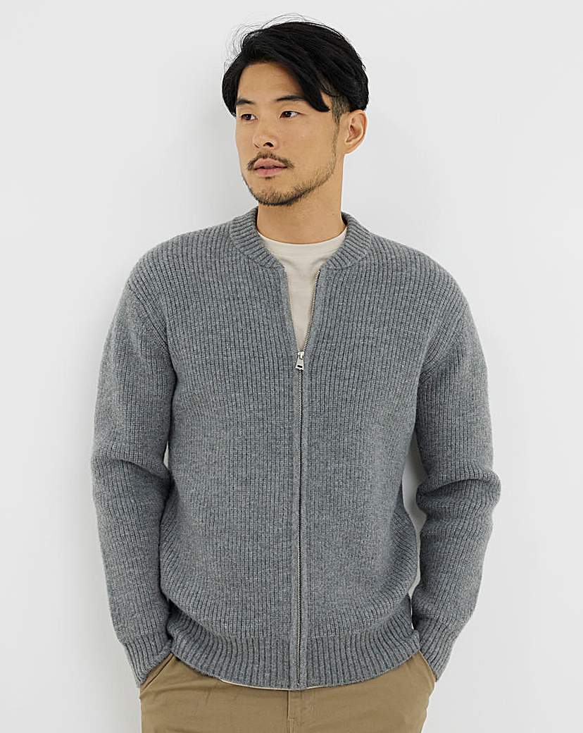 New In - Fisherman Chunky Knitted Bomber