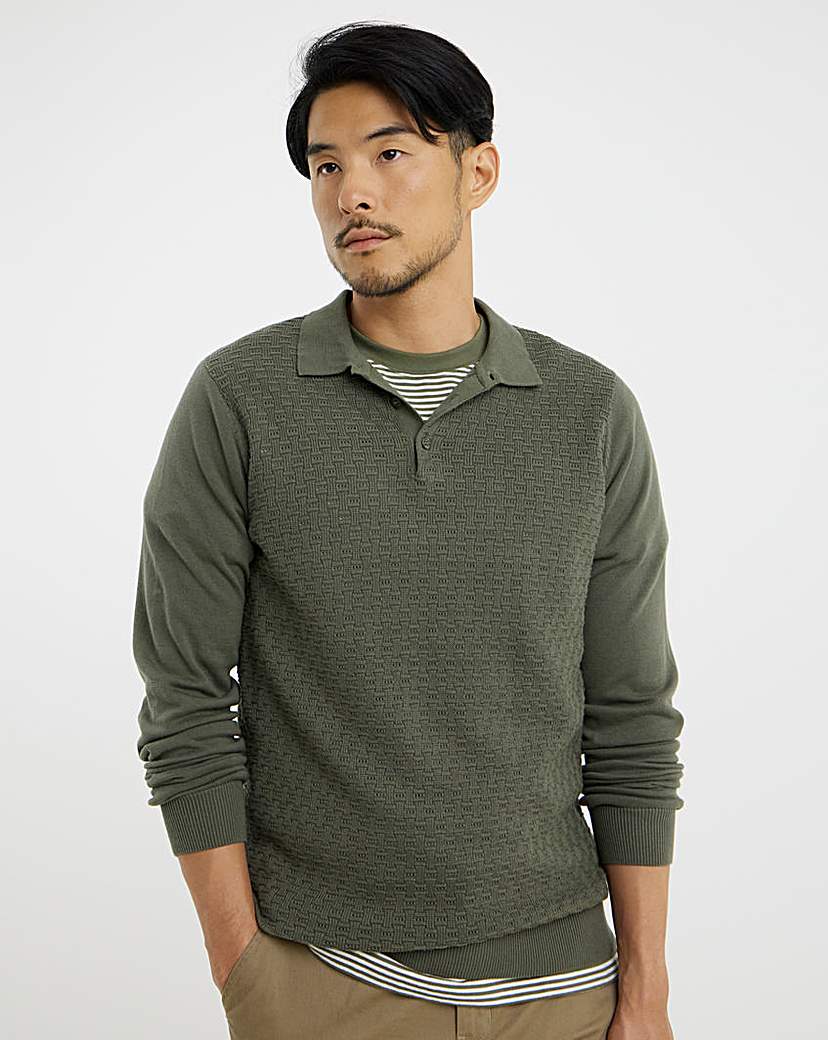 New In - Textured Revere Polo