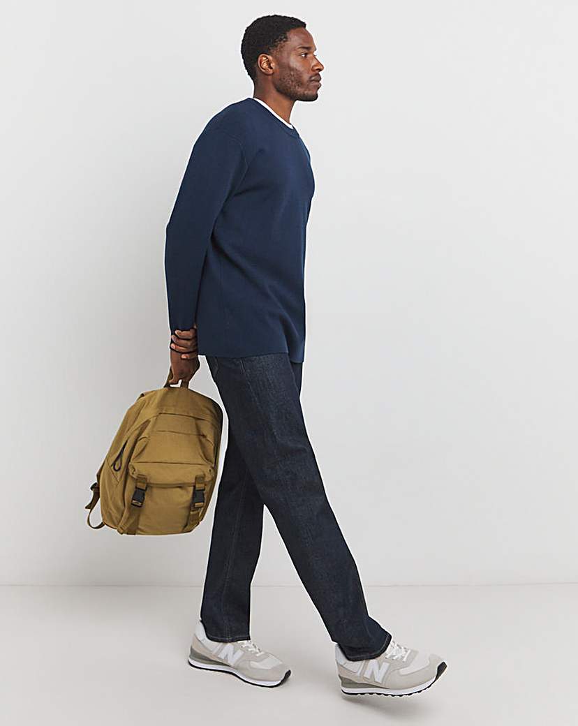 Navy Soft Touch Crew Neck Jumper