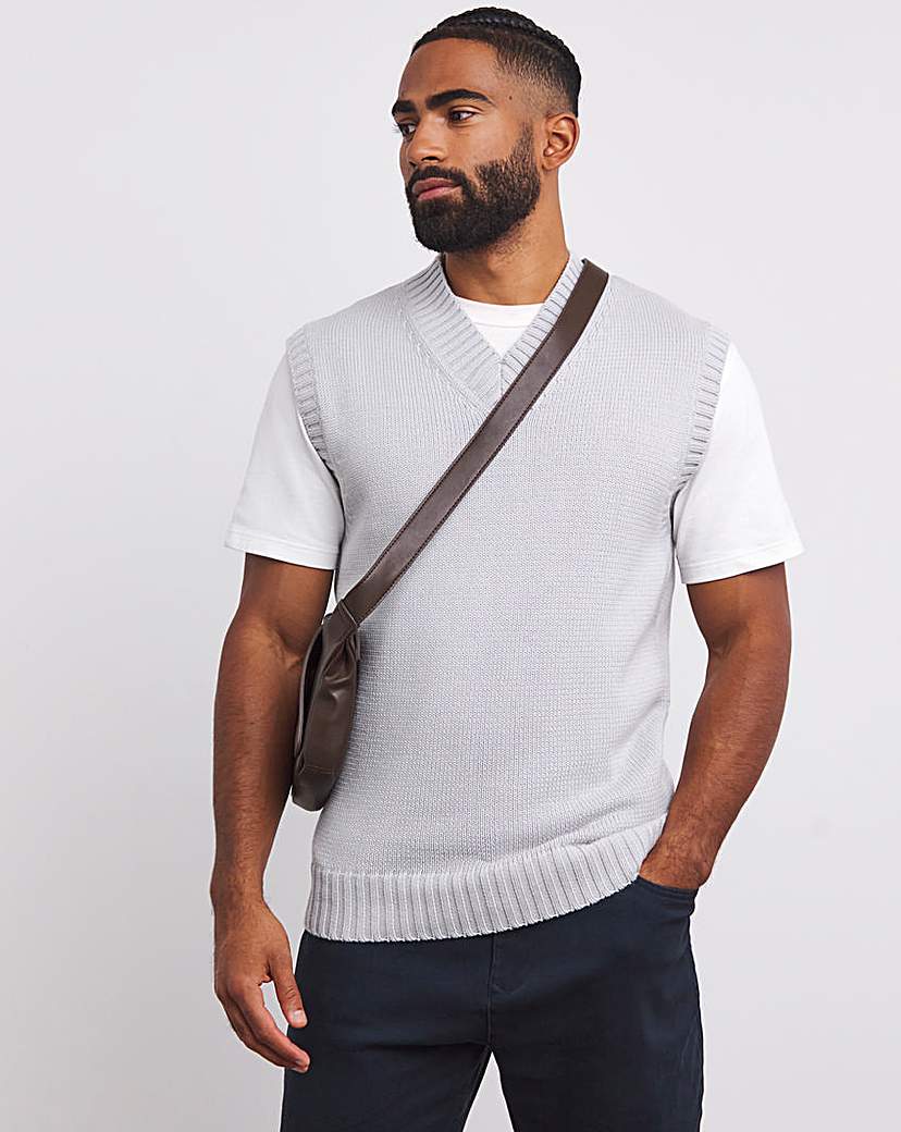 Grey Cricket Vest