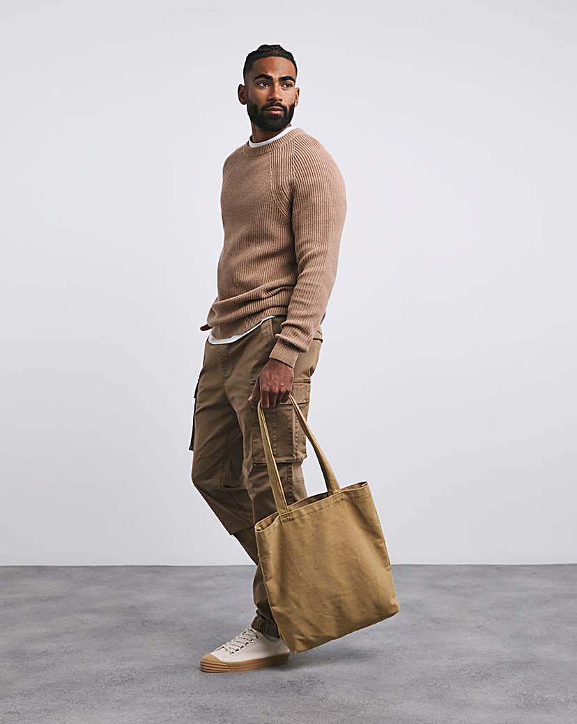 Fisherman Raglan Crew Neck Jumper