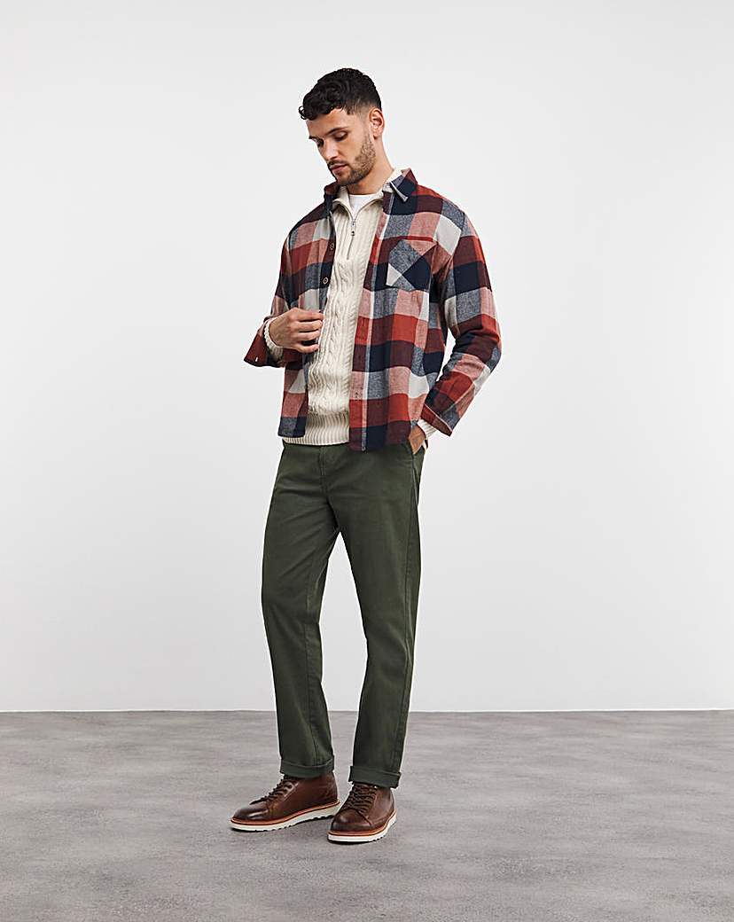 Ecru Cable Knit 1/4 Zip