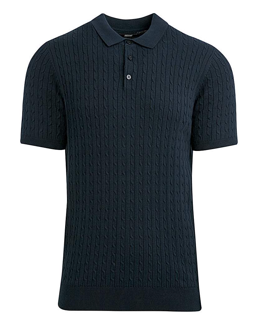 Cable Knitted Polo