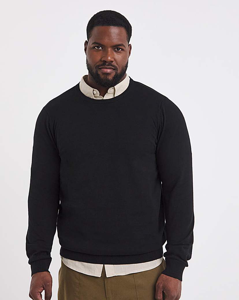 Cotton Crew Neck Jumper