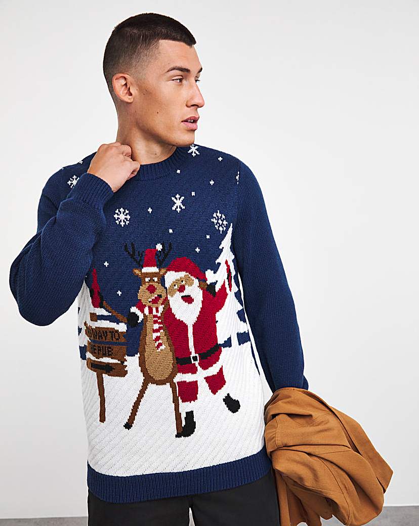 Christmas Novelty Santa Jumper