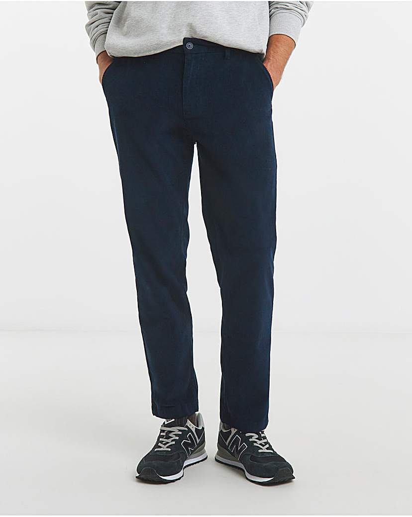 New In - Cord Cotton Stretch Straight Fit Chino