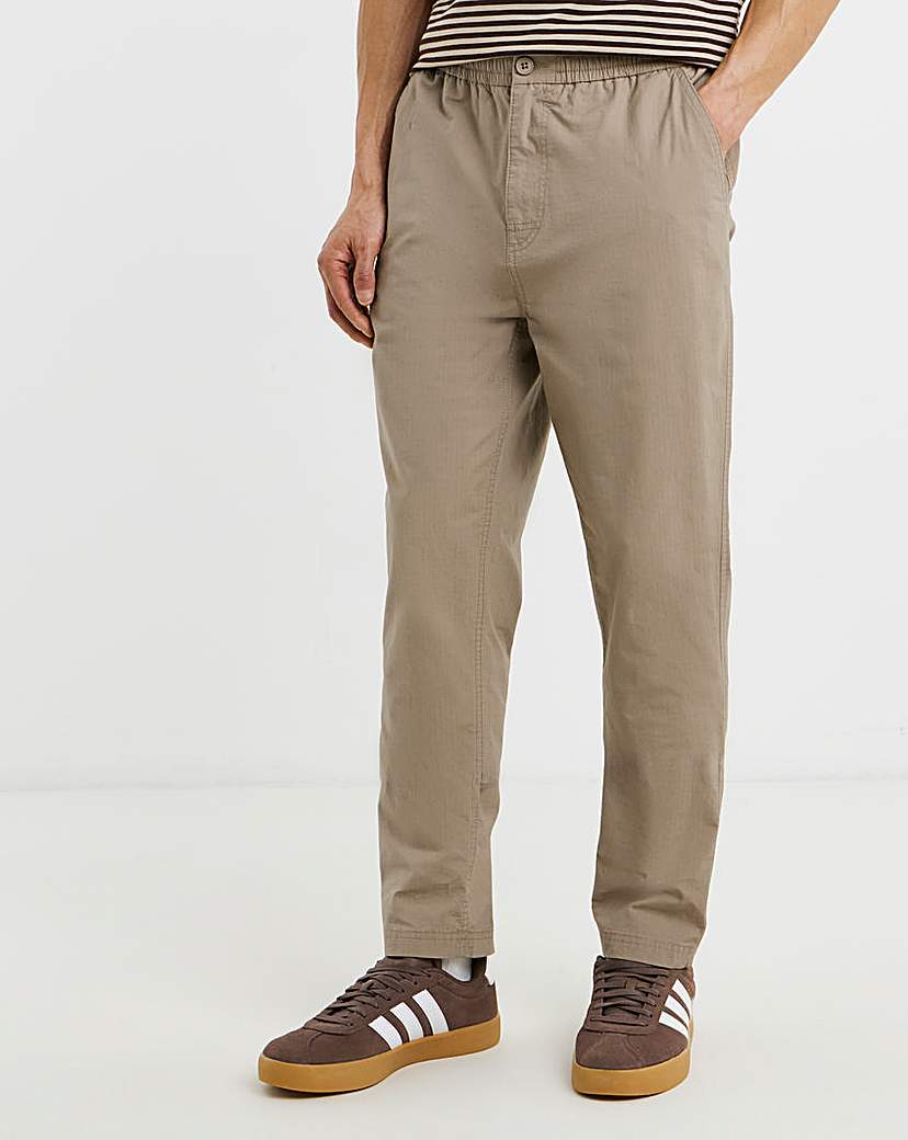 Ripstop Tapered Elasticated Trouser