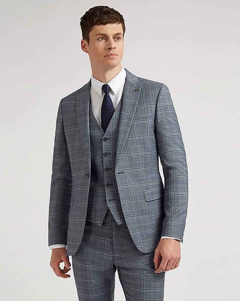 Ted Baker Slim Fit Check Jacket