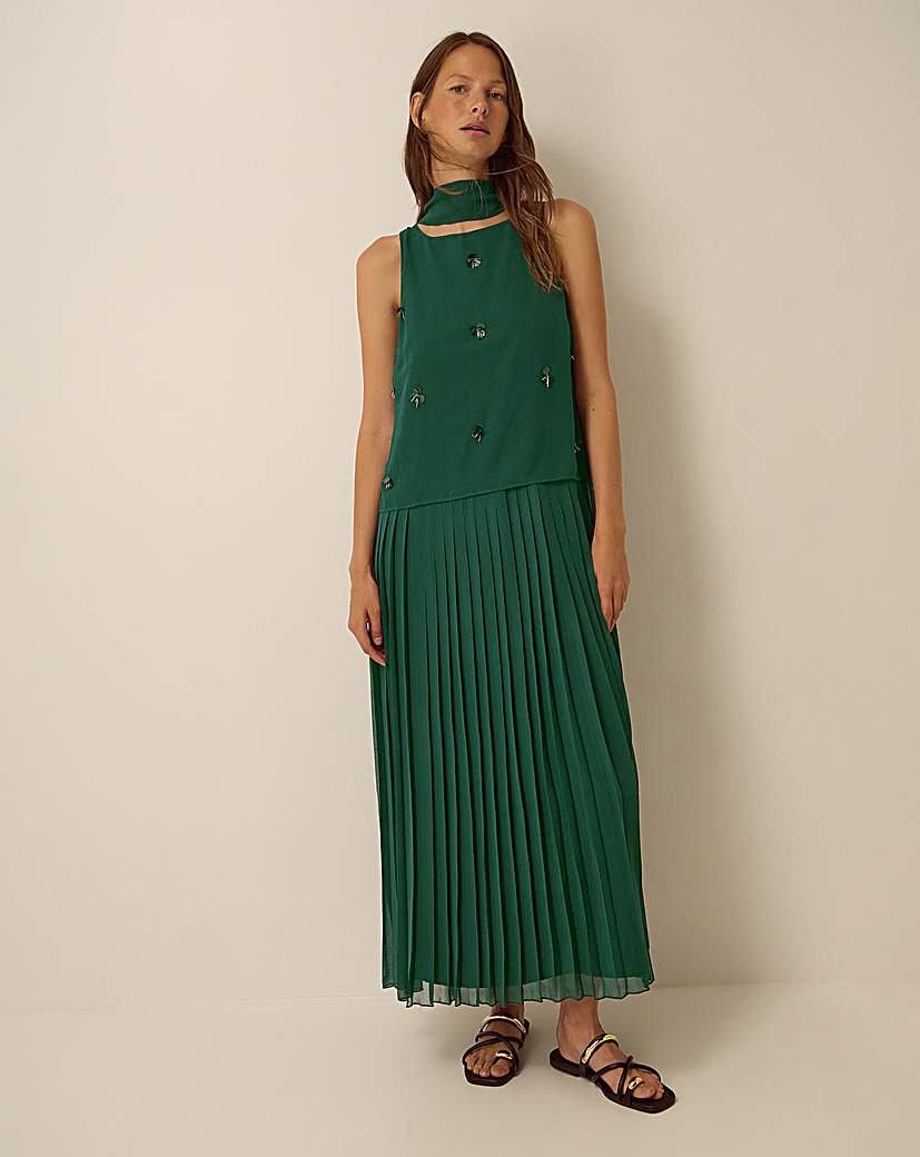 Monsoon Eva Maxi Dress & Scarf