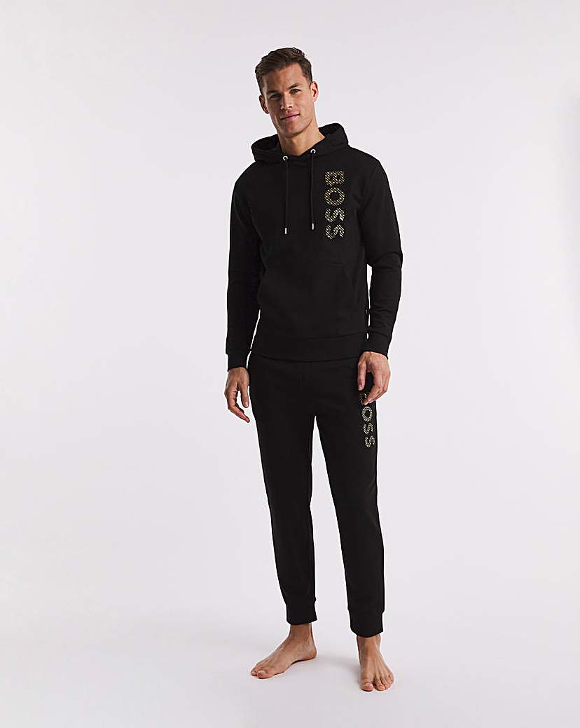 Boss tracksuit cheap black and gold