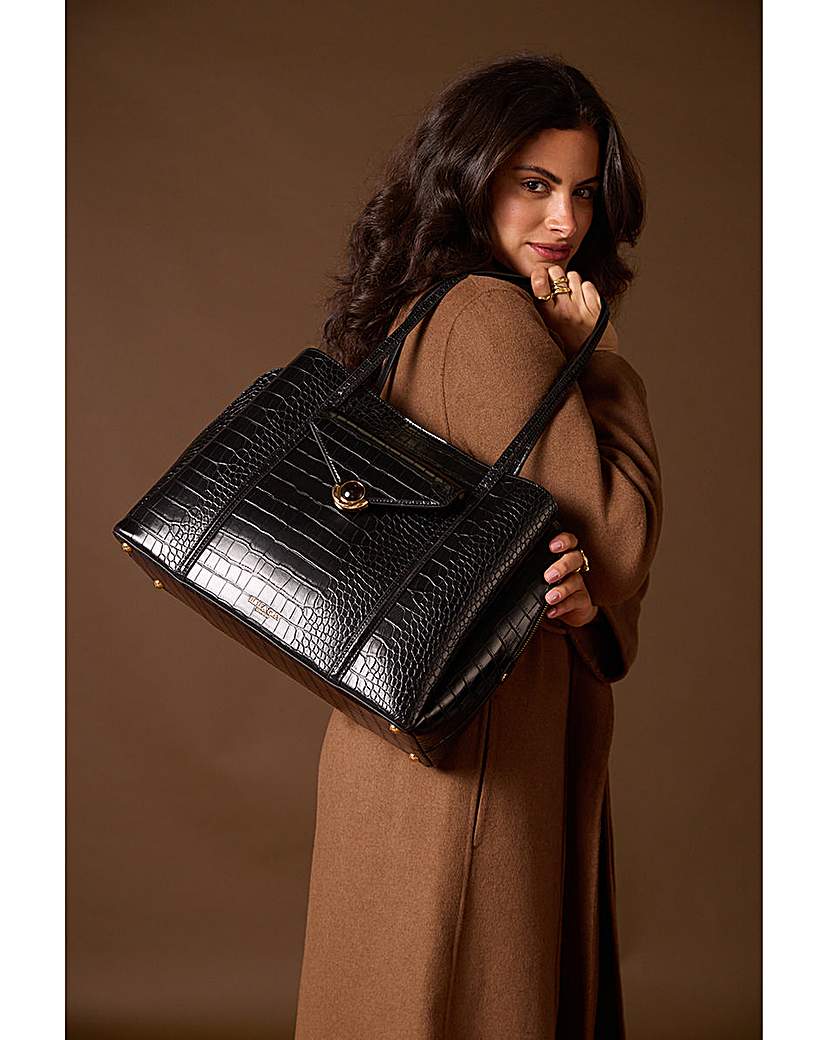 Luella Grey Francois Black Croc