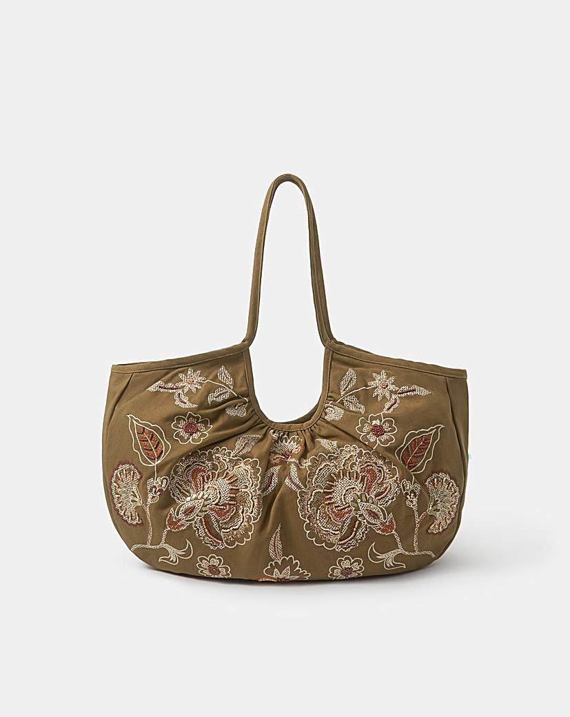 Accessorize Floral Embroidered Bag