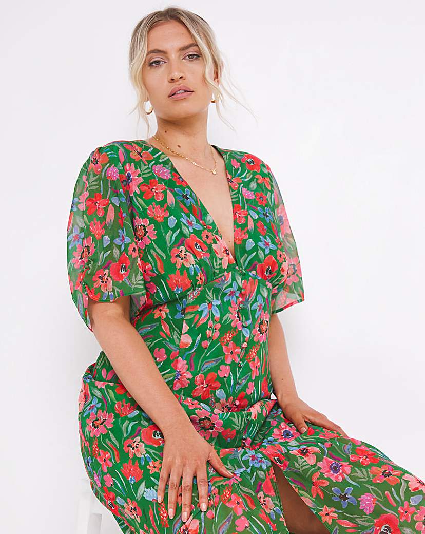Hope & Ivy Midi Dress