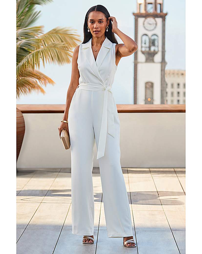 Sosandar Halterneck Jumpsuit