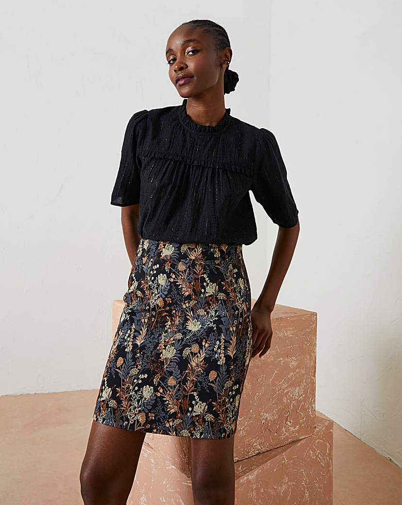 FatFace Cally Jacquard Skirt