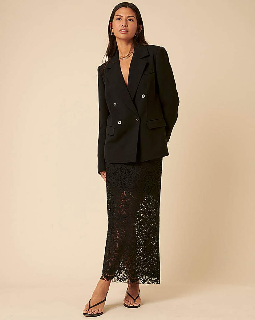 New In - Nobody's Child Lace Maxi Skirt