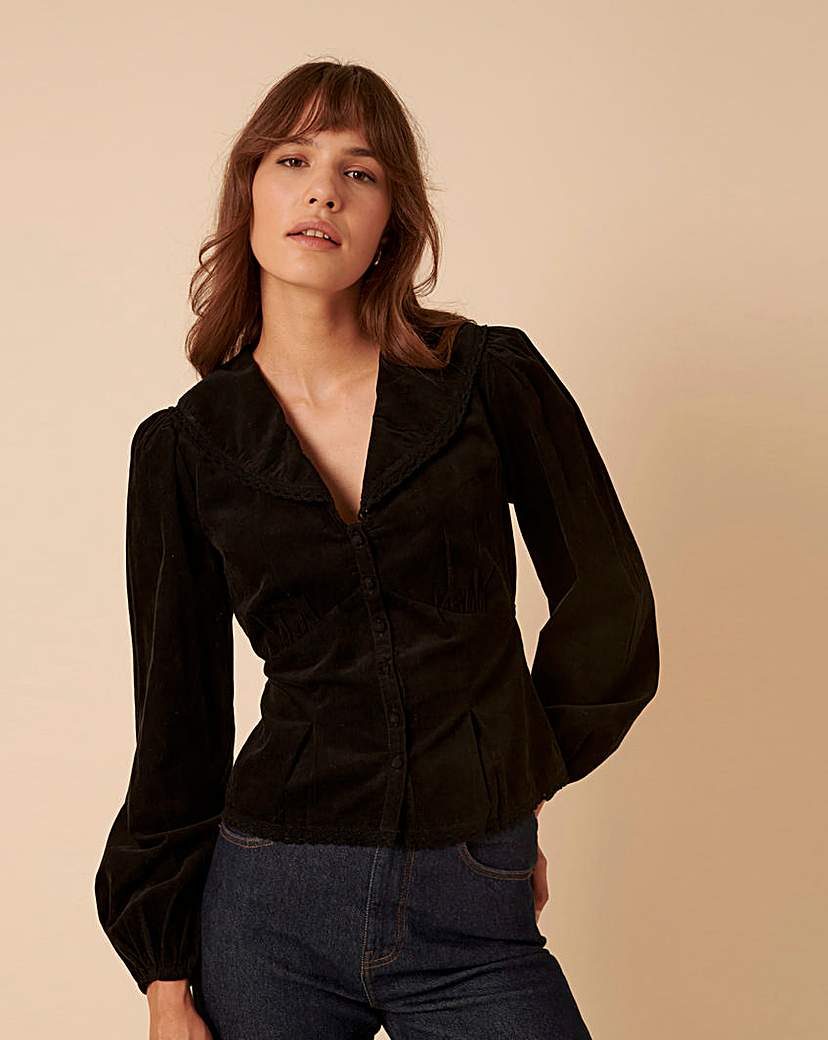 Nobody's Child Bennet Velvet Blouse