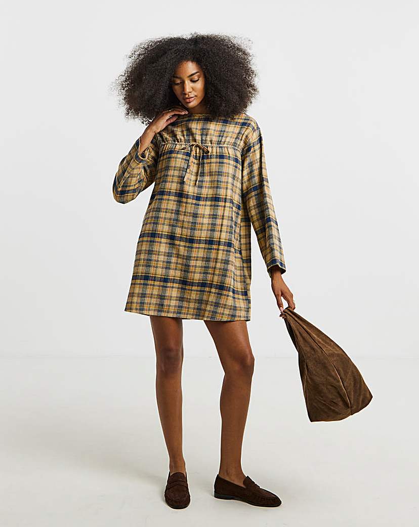 New In - Native Youth Gingham Mini Dress