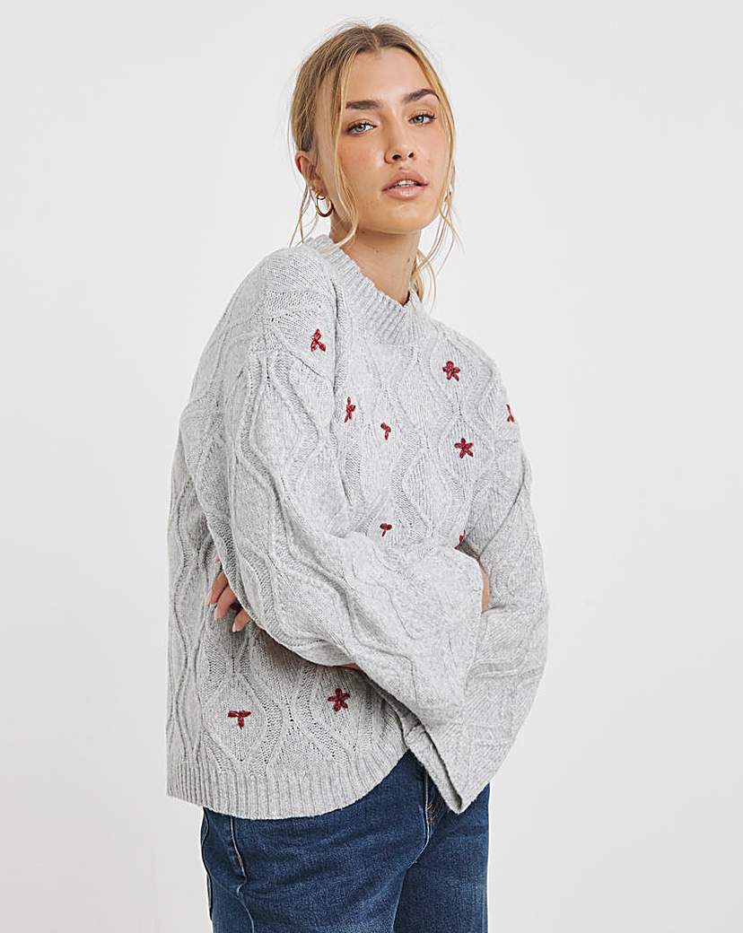 New In - Native Youth Floral Applique Jumper