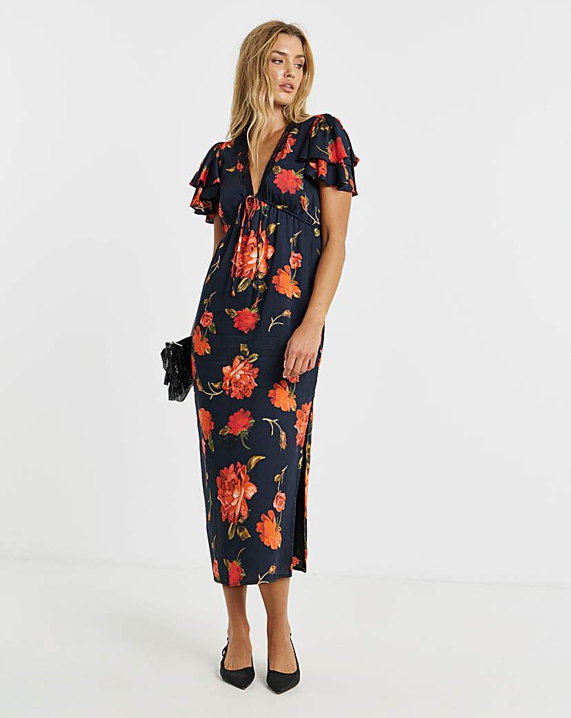 New In - Hope & Ivy Felicity Midi Dress