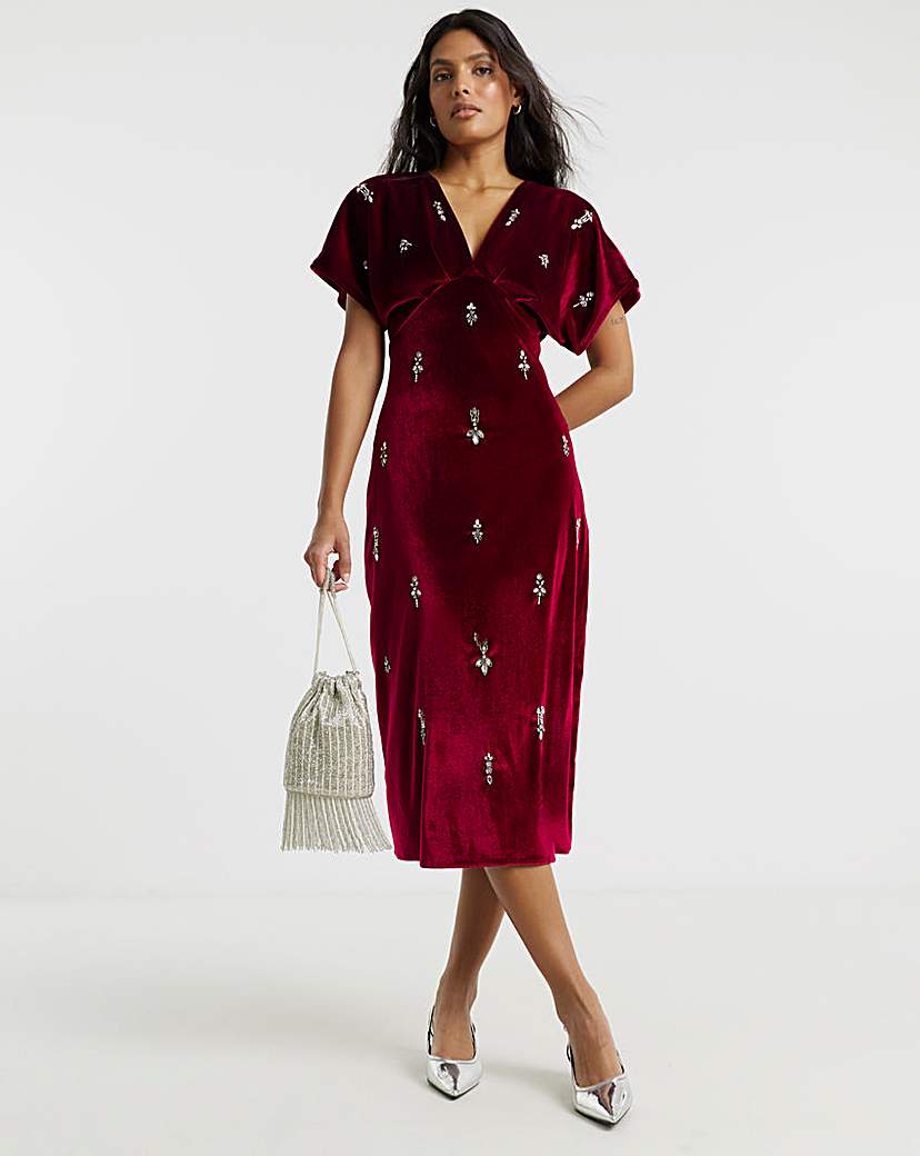 New In - Hope & Ivy Farah Midi Dress