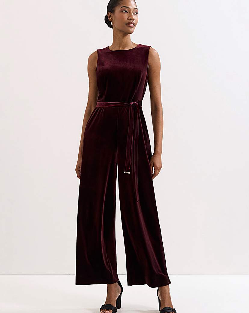Phase Eight Marta Velvet Jumpsuit