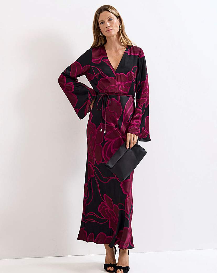 New In - Phase Eight Rhea Printed Satin Dress
