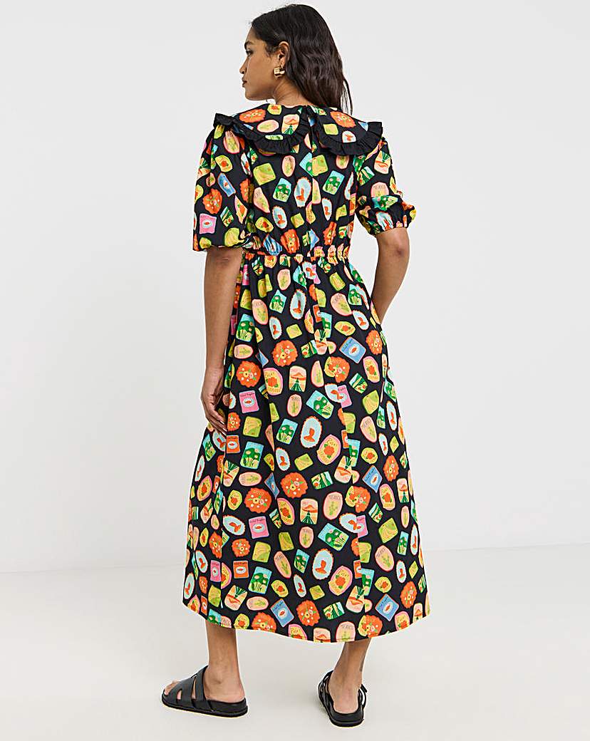 Twisted Wunder Collared Midaxi Dress