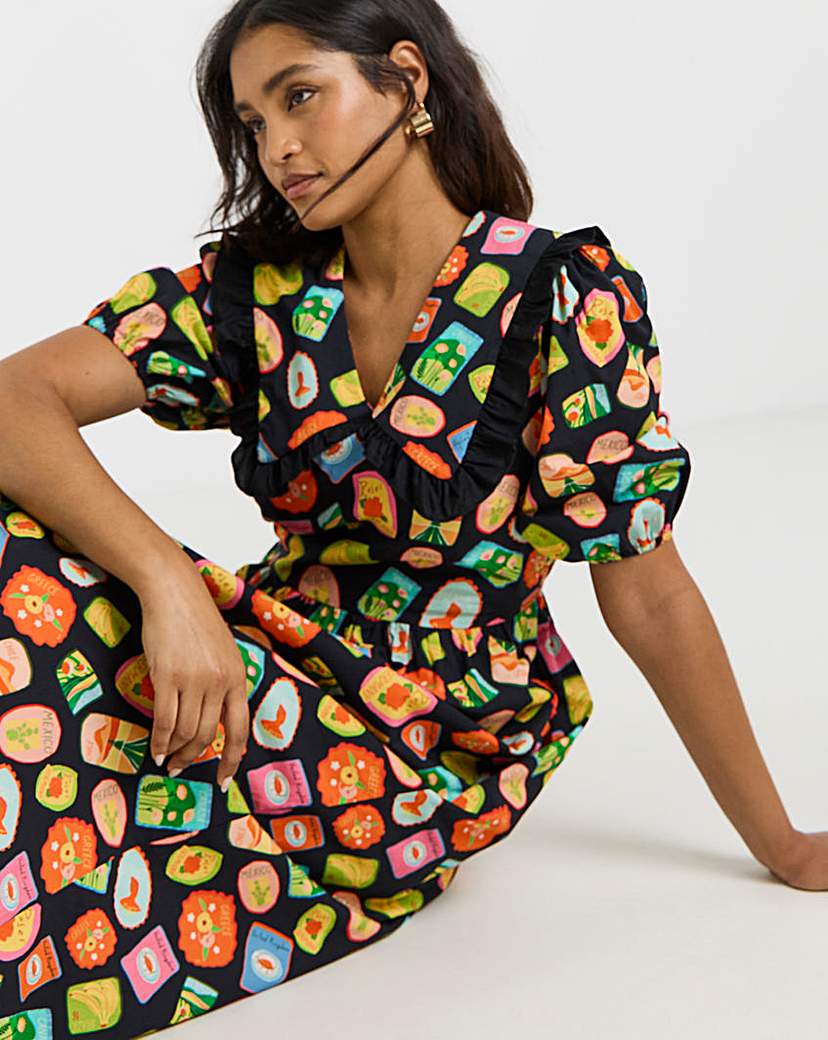 Twisted Wunder Collared Midaxi Dress