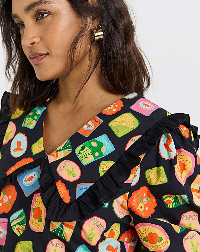 Twisted Wunder Collared Midaxi Dress