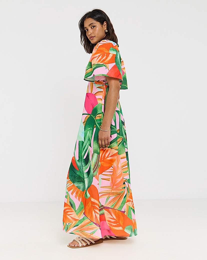 Twisted Wunder Tropical Maxi Dress