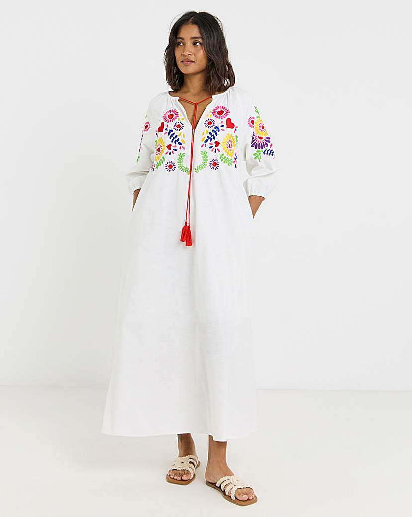 New In - Twisted Wunder Linen Maxi Dress